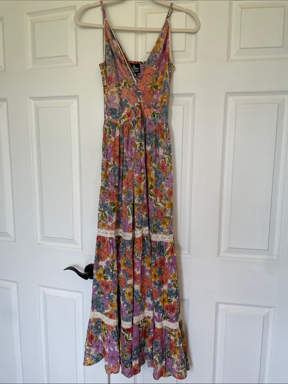 Floral Maxi Dress S